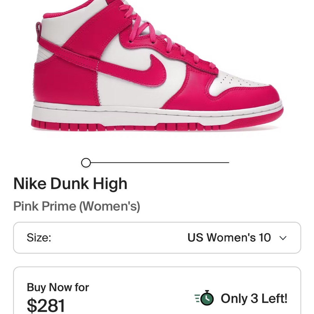 Nike Dunk High Pink Prime